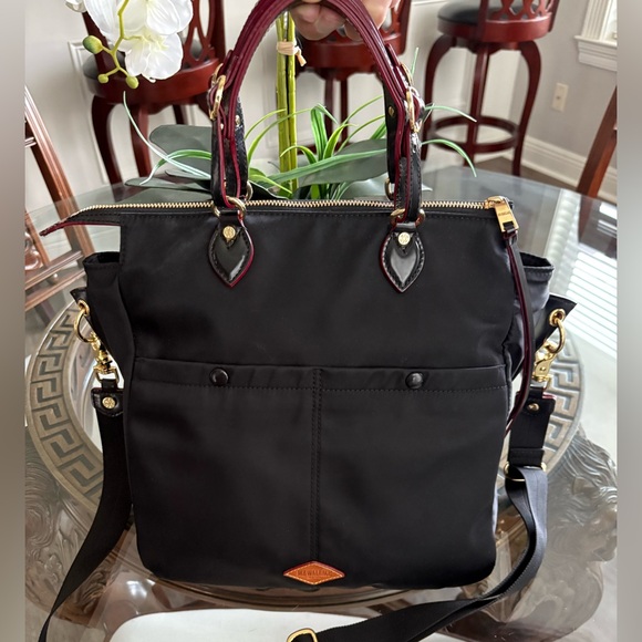 MZ Wallace Handbags - 🖤♥️MZ WALLACE NEW YORK BLACK NYLON TOTE/CROSSBODY BAG WITH LEATHER TRIM!🖤♥️